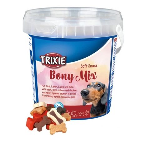 Trixie Jutalomfalat Soft Snack Bony Mix Vödrös 500g