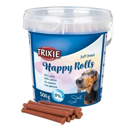 Trixie Jutalomfalat Soft Snack Happy Rolls Vödörs 500g
