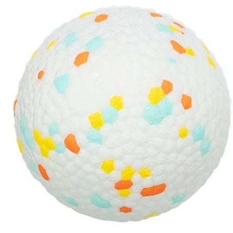 Játék Light & Strong, ugráló labda, EPS, 6,5 cm, fehér/többszínű