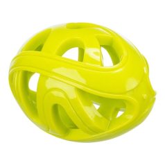 Trixie Játék Méhsejt rögbilabda, TPE, 11 cm, limezöld