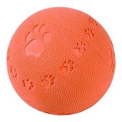 Trixie Játék Gumi Labda Tappancs Mintás Sipoló 6cm