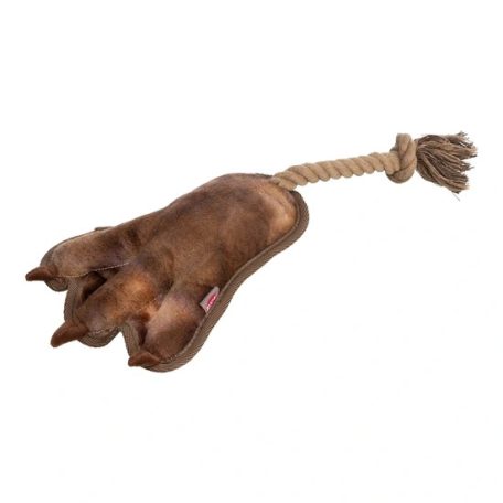 Trixie Játék Állatmancs kötéllel, plüss, 35 cm