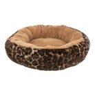 Ágy Leo kerek, 50 cm, világosbarna/barna