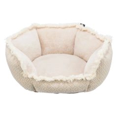 Trixie Ágy Boho Hatszög Alakú/Peremes, 65x65cm, Bézs