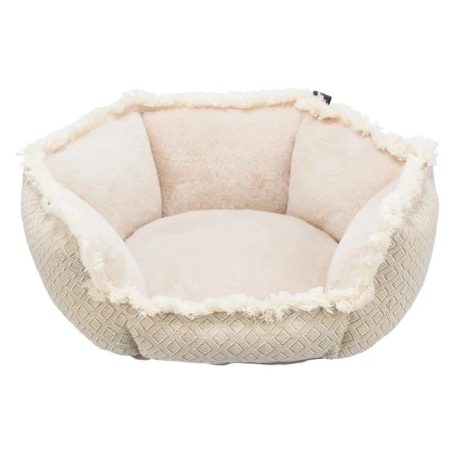 Trixie Ágy Boho Hatszög Alakú/Peremes, 65x65cm, Bézs