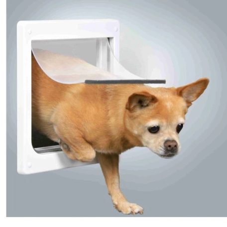 Trixie Ajtó Kutyának 2-utas Xs-S 25*29cm fehér