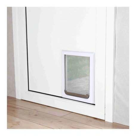 Trixie Ajtó Kutyának 2-utas S-M 30*36cm fehér