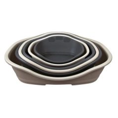   Trixie Kosár Műanyag 2-es, méret: 68x47cm, belső méret: 56x37cm, Szürke