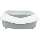 Macska WC Primo XXL Peremes 56x25x71cm Szürke/Fehér