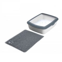 Trixie Szőnyeg Macska wc elé, Pvc, 37x45cm, Szürke