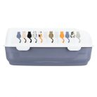 Macska WC Delio Peremmel, 38 × 20 × 50 cm Macskamintás, Szürke/Fehér