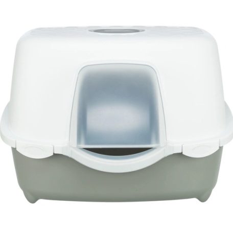 Macska wc Davio kültéri, tetővel 56x39x39cm homok/fehér