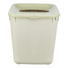 Macska wc Hop-IN 38*39*58cm szürke/zöld