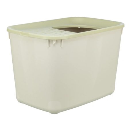 Macska wc Hop-IN 38*39*58cm szürke/zöld