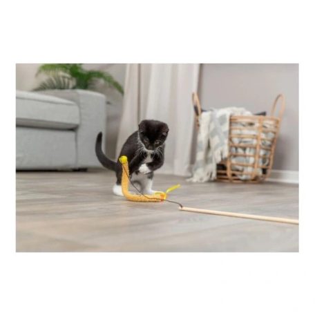 Trixie Játék macskapálca műanyag/plüss 40cm