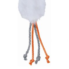 Trixie Játék Plüss Labda kötéllel 4cm