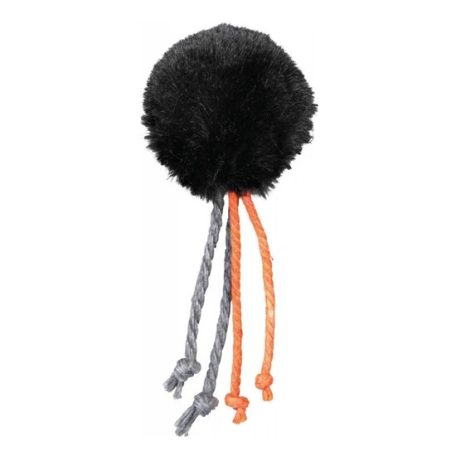 Trixie Játék Plüss Labda kötéllel 4cm