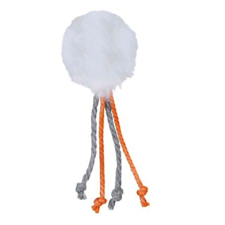 Trixie Játék Plüss Labda kötéllel 4cm