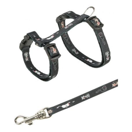 Trixie Hám És Póráz Cica Egérmintás 21-33cm/8mm, 1,2m