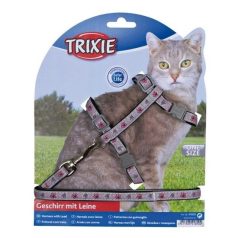 Trixie Hám és Rugalmas Póráz Macskának 39-60cm/10mm, 1m