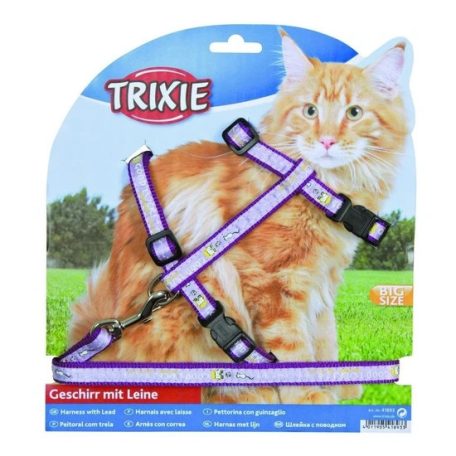 Trixie Hám És Póráz Xl Macskának Mintás 34-57cm/13mm 1,2m