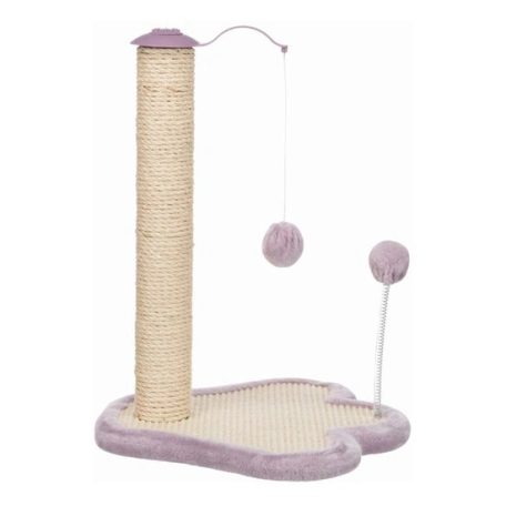Trixie Kaparófa Kölyökmacskának Labdákkal 40x50x38cm Világoslila/ Natúr