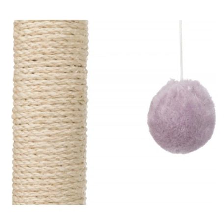 Trixie Kaparófa Kölyökmacskának Labdákkal 40x50x38cm Világoslila/ Natúr