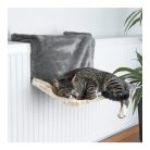 Trixie Fekhely Macskának Radiátorra, Plüss 45 × 24 × 31 cm, Szürke/Világosszürke