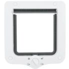 Trixie Macskaajtó 4 utas alagúttal 20x22cm fehér