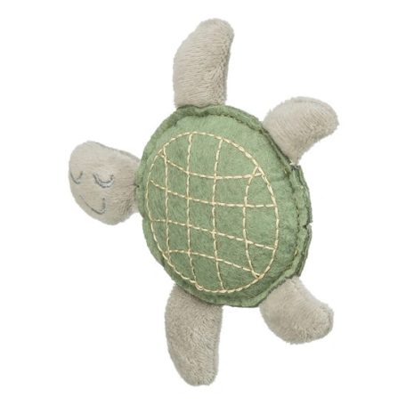 Játék macskának teknős, filc, catnippel 12cm