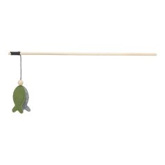 Játék macskápálca hallal, filc, catnippel 48cm