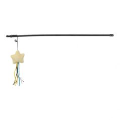   Játék Rúd Csillaggal, Műanyag/Plüss, Macskamentával, 46cm