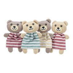 Játék Medve, Textil, Macskamentával, 12cm