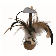 Trixie Játék Macskának Labda Tollal 15cm