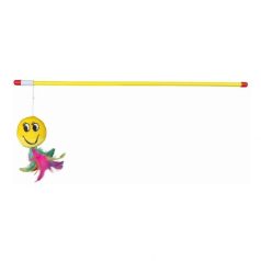 Trixie Játék Macskának Pálca Plüss Smiley 50cm