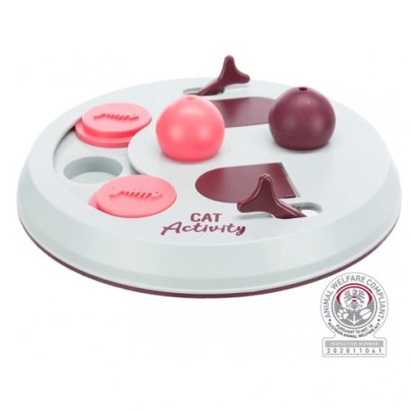 Trixie Játék Macskának Flip Board 23cm Bordó/Pink/Világosszürke