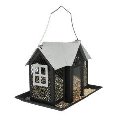   Trixie Kültéri Madáretető Villa Fém 2000ml/26x19x19cm, Fekete