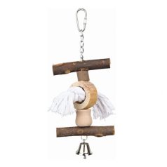   Trixie Játék Madárnak Csőrkoptató És Fa Csengővel 20cm