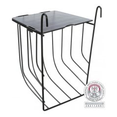   Trixie Eledeltartó Rágcsálónak Fedéllel, Fém, 13 × 18 × 12 cm, Fekete