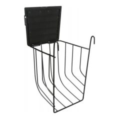   Trixie Eledeltartó Rágcsálónak Fedéllel, Fém, 13 × 18 × 12 cm, Fekete