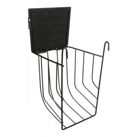 Trixie Eledeltartó Rágcsálónak Fedéllel, Fém, 13 × 18 × 12 cm, Fekete