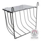 Trixie Eledeltartó Rágcsálónak Fedéllel, Fém, 20 × 18 × 12 cm, Fekete