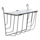 Trixie Eledeltartó Rágcsálónak Fedéllel, Fém, 20 × 18 × 12 cm, Fekete