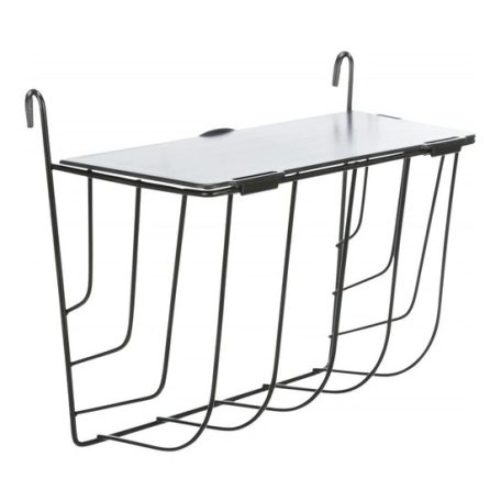 Trixie Eledeltartó Rágcsálónak Fedéllel, Fém, 20 × 18 × 12 cm, Fekete