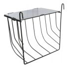 Trixie Eledeltartó Rágcsálónak Fedéllel, Fém, 20 × 18 × 12 cm, Fekete