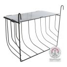 Trixie Eledeltartó Rágcsálónak Fedéllel, Fém, 25 × 18 × 12 cm, Fekete