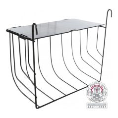   Trixie Eledeltartó Rágcsálónak Fedéllel, Fém, 25 × 18 × 12 cm, Fekete