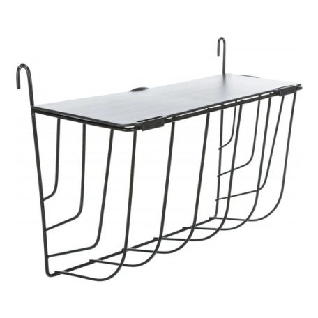 Trixie Eledeltartó Rágcsálónak Fedéllel, Fém, 25 × 18 × 12 cm, Fekete