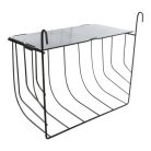 Trixie Eledeltartó Rágcsálónak Fedéllel, Fém, 25 × 18 × 12 cm, Fekete