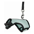 Trixie Hám Pórázzal Nylon Rágcsálóknak Strapabíró 12–18cm 1,20cm